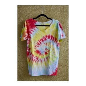 Vintage Feel Tie Dyed Shirt